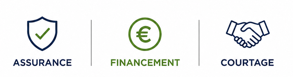 Assurance, financement, courtage